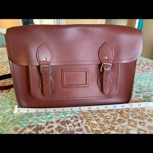 13 Inch Oxblood Cambridge Satchel